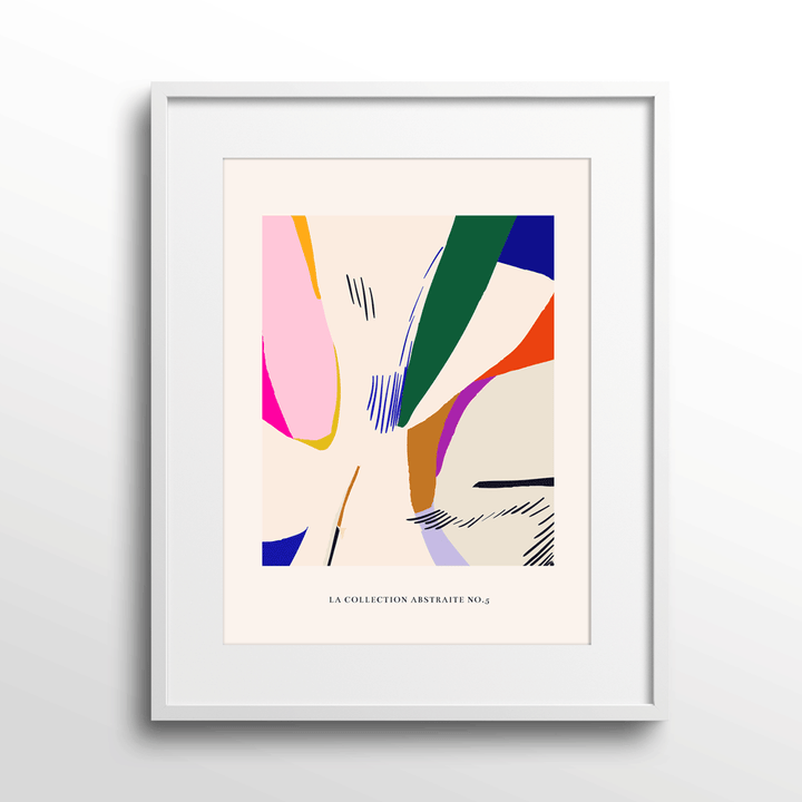 Rainbow Rhapsody Abstract Art-Nook At You