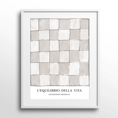 Checkmate Nook At You Matte Paper White Frame With Mount