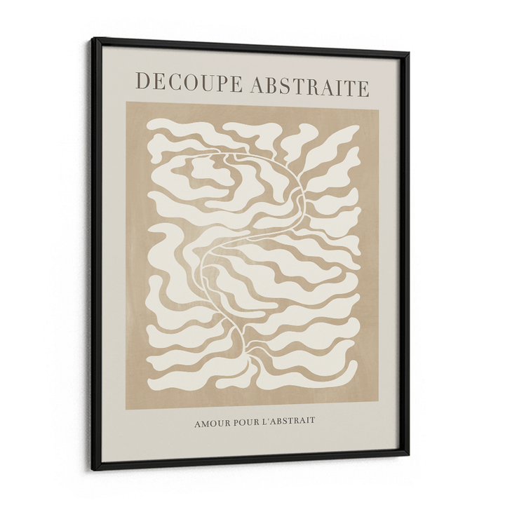 Decoupe Abstraite - Beige Abstract Art Paintings-Rolled Art-Nook At You