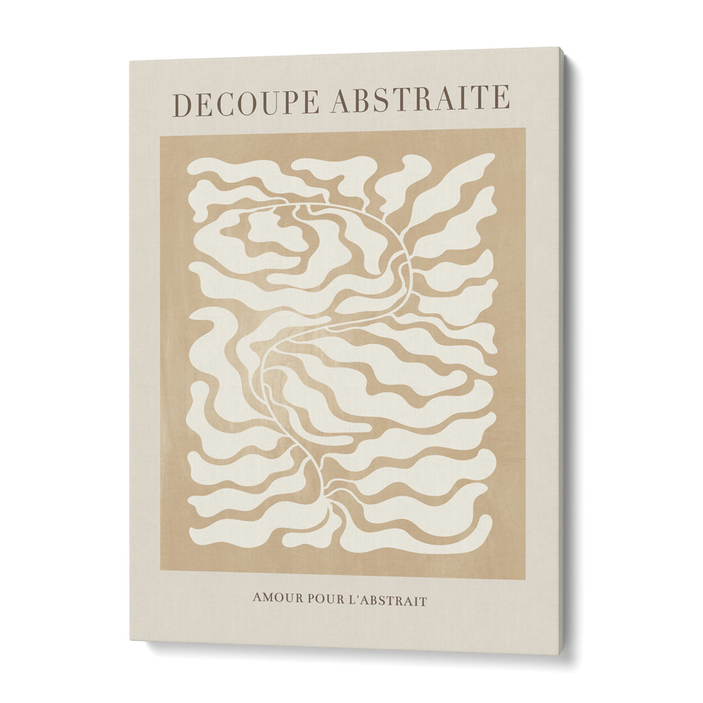 Decoupe Abstraite - Beige Nook At You Canvas Gallery Wrap