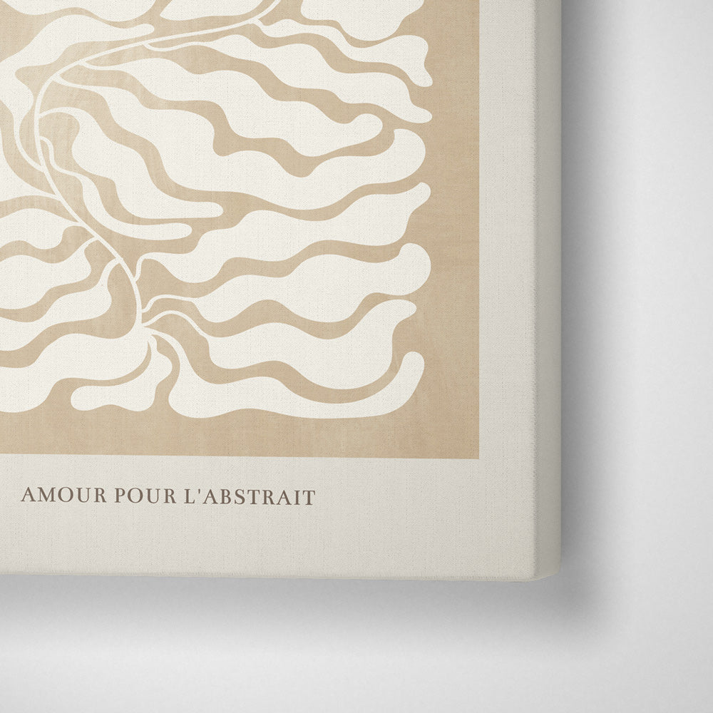 Decoupe Abstraite - Beige Abstract Art Paintings-Nook At You