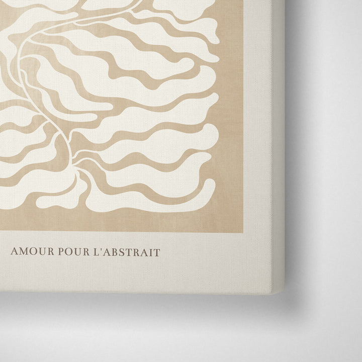 Decoupe Abstraite - Beige Abstract Art Paintings-Nook At You