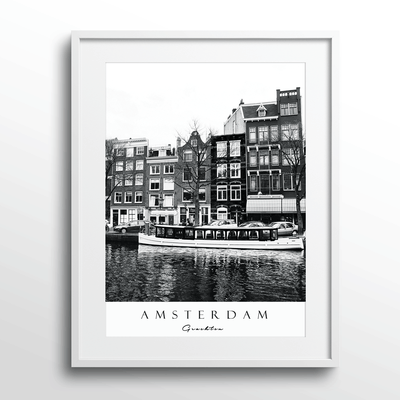 Amsterdam Nook At You Matte Paper White Frame With Mount