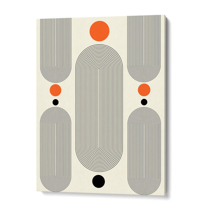 Geometric Capsule - II Abstract Painting-Gallery Wrap-Nook At You
