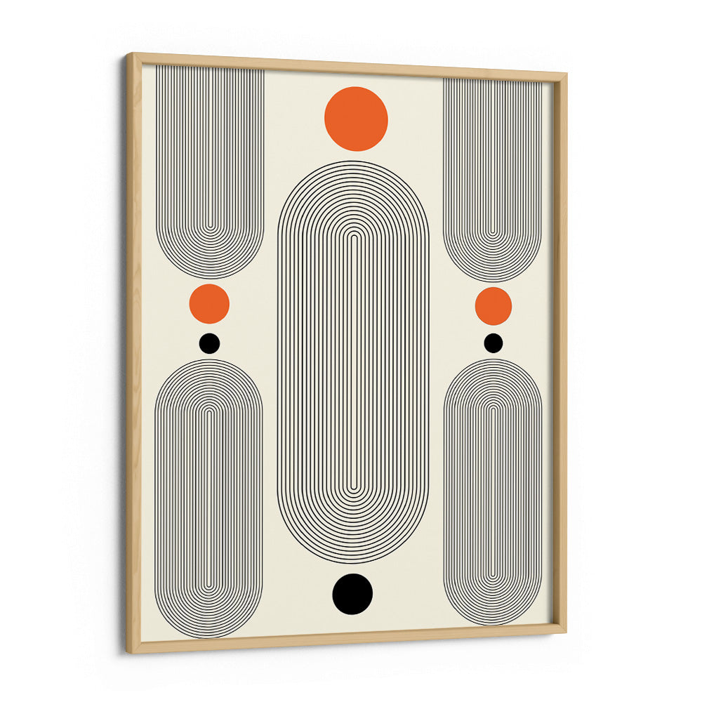 Geometric Capsule - II Nook At You Matte Paper Wooden Frame