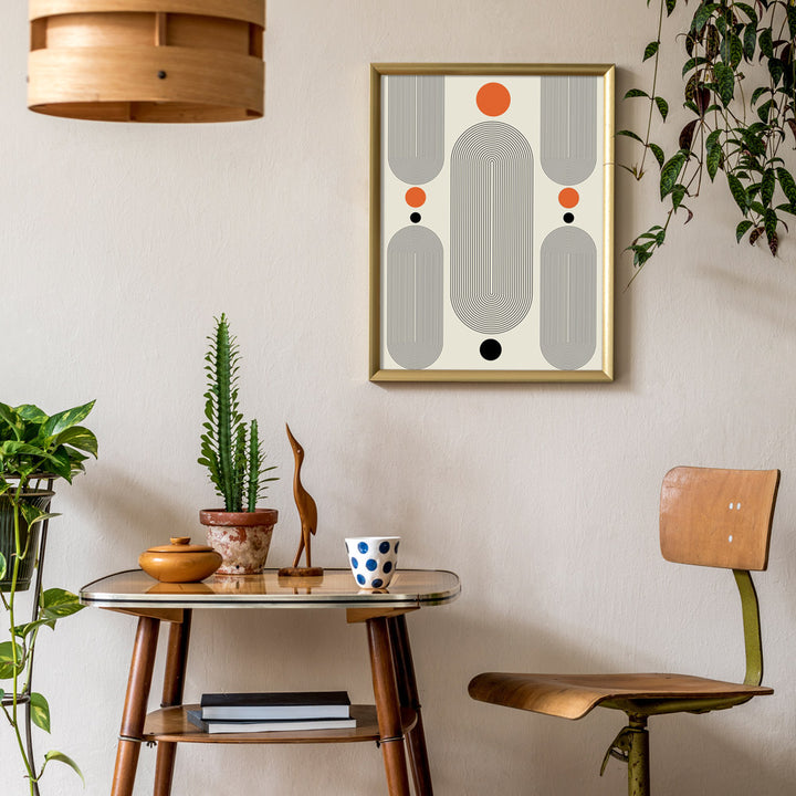 Geometric Capsule - II Abstract Painting-Nook At You