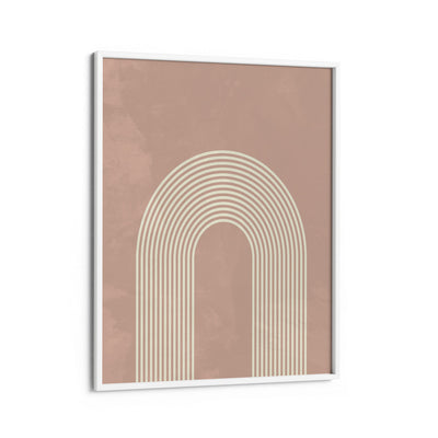 Pink Pastel Geometric Nook At You Matte Paper White Frame
