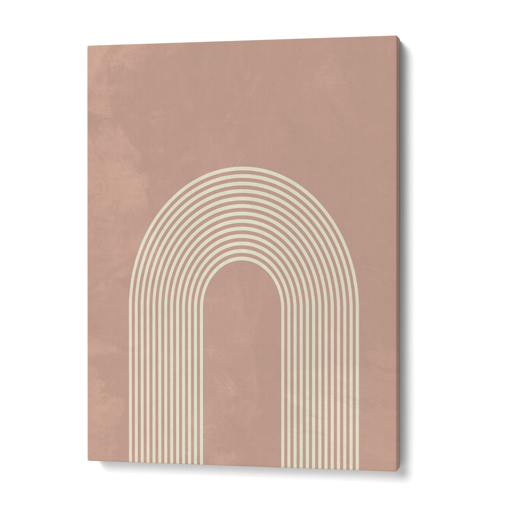 Pink Pastel Geometric Nook At You Canvas Gallery Wrap