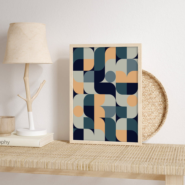 Bauhaus Inspired Abstract - A Abstract Wall Art-Nook At You
