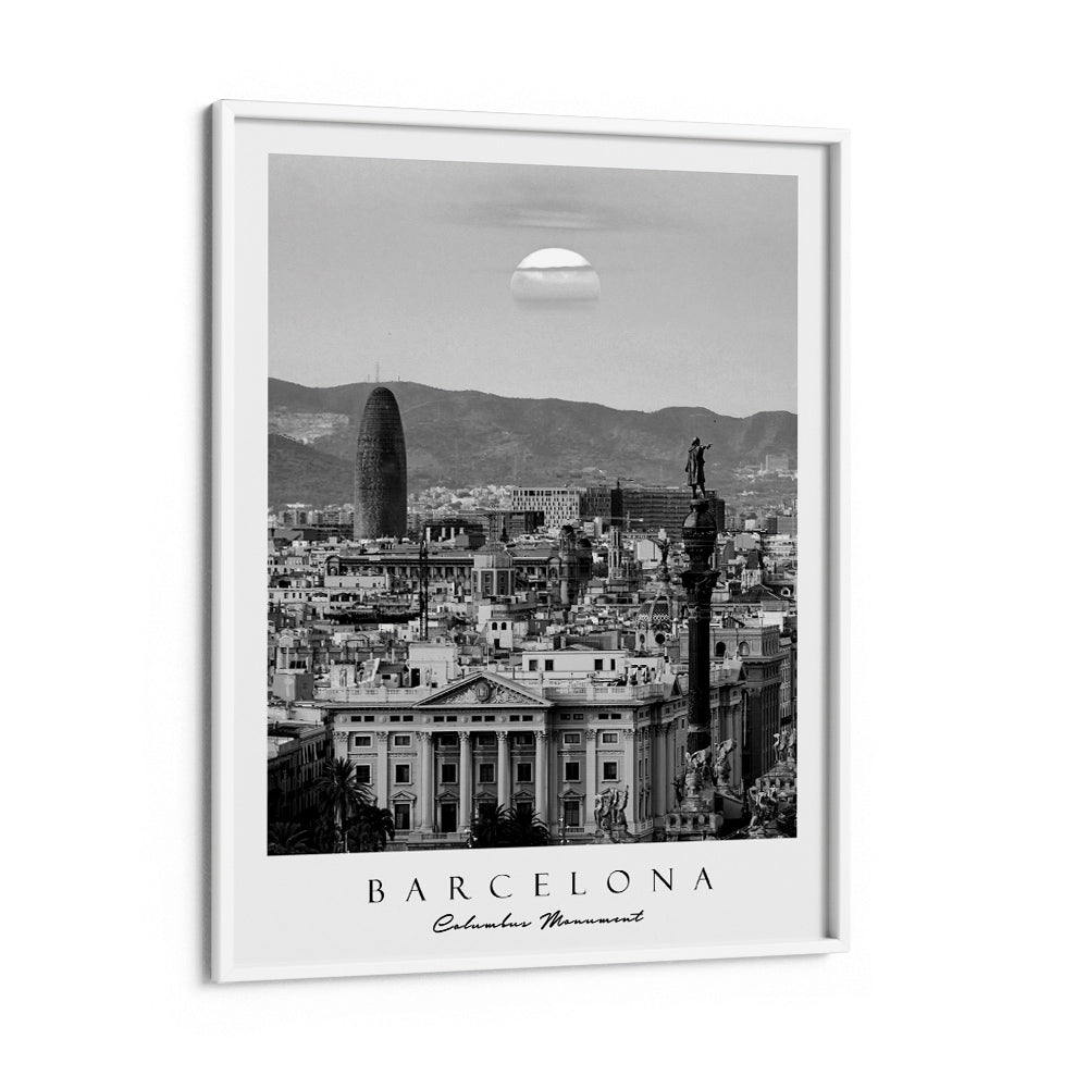 Barcelona Nook At You Matte Paper White Frame
