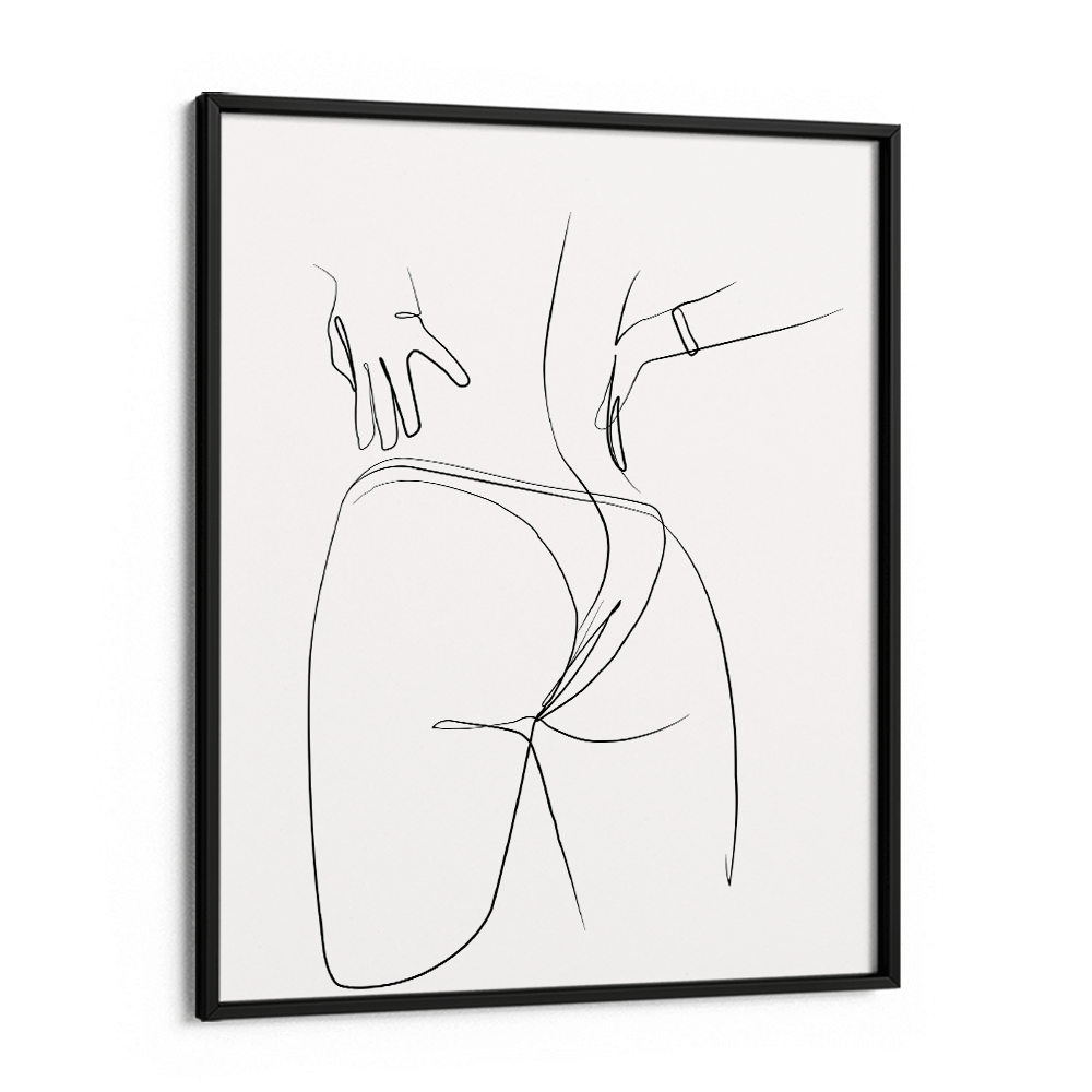 Beach Bum - White Nook At You Matte Paper Black Frame