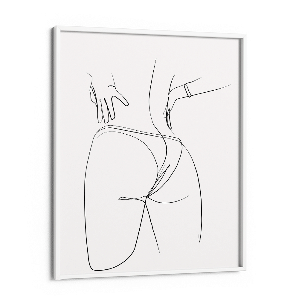 Beach Bum - White Nook At You Matte Paper White Frame