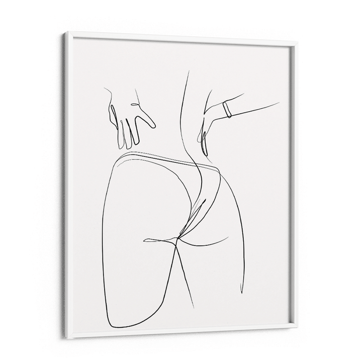 Beach Bum - White Nook At You Matte Paper White Frame