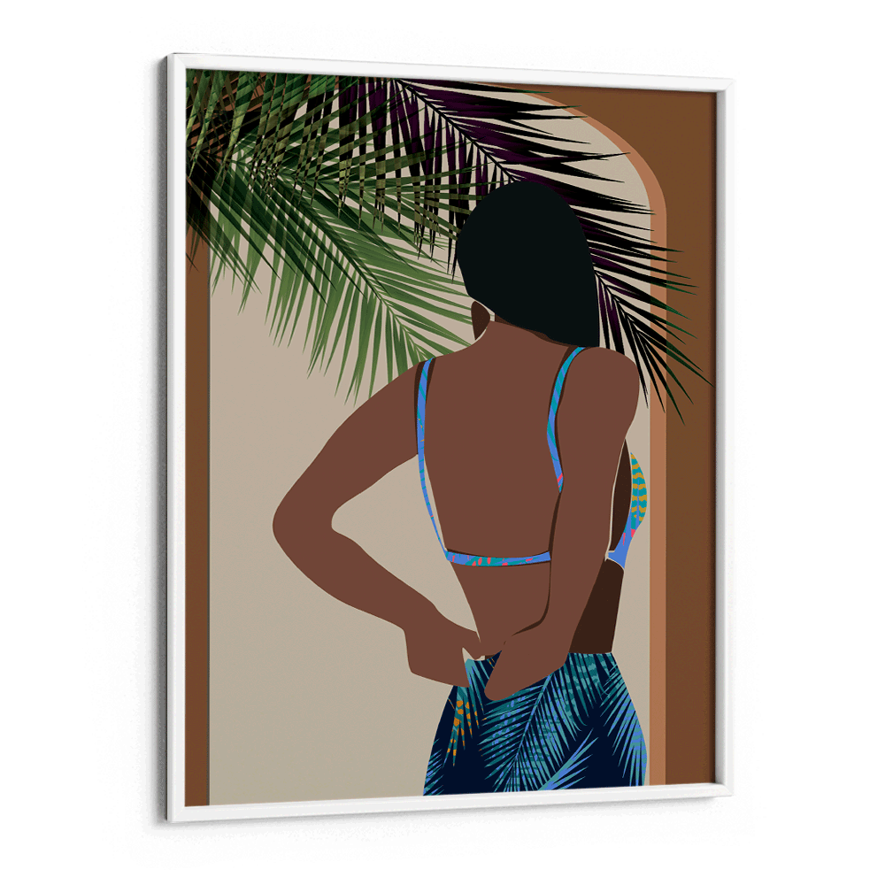 Summer Nook At You Matte Paper White Frame