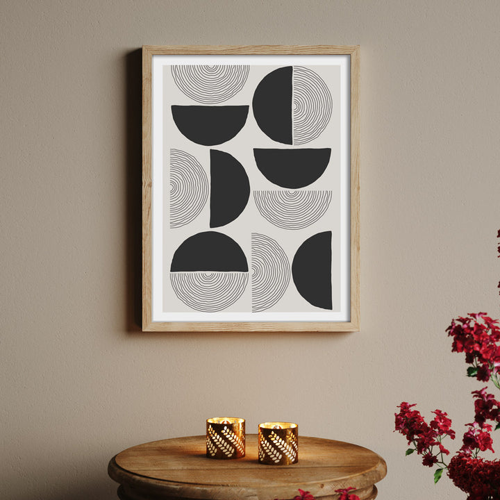 Passage - Black Abstract Painting-Nook At You