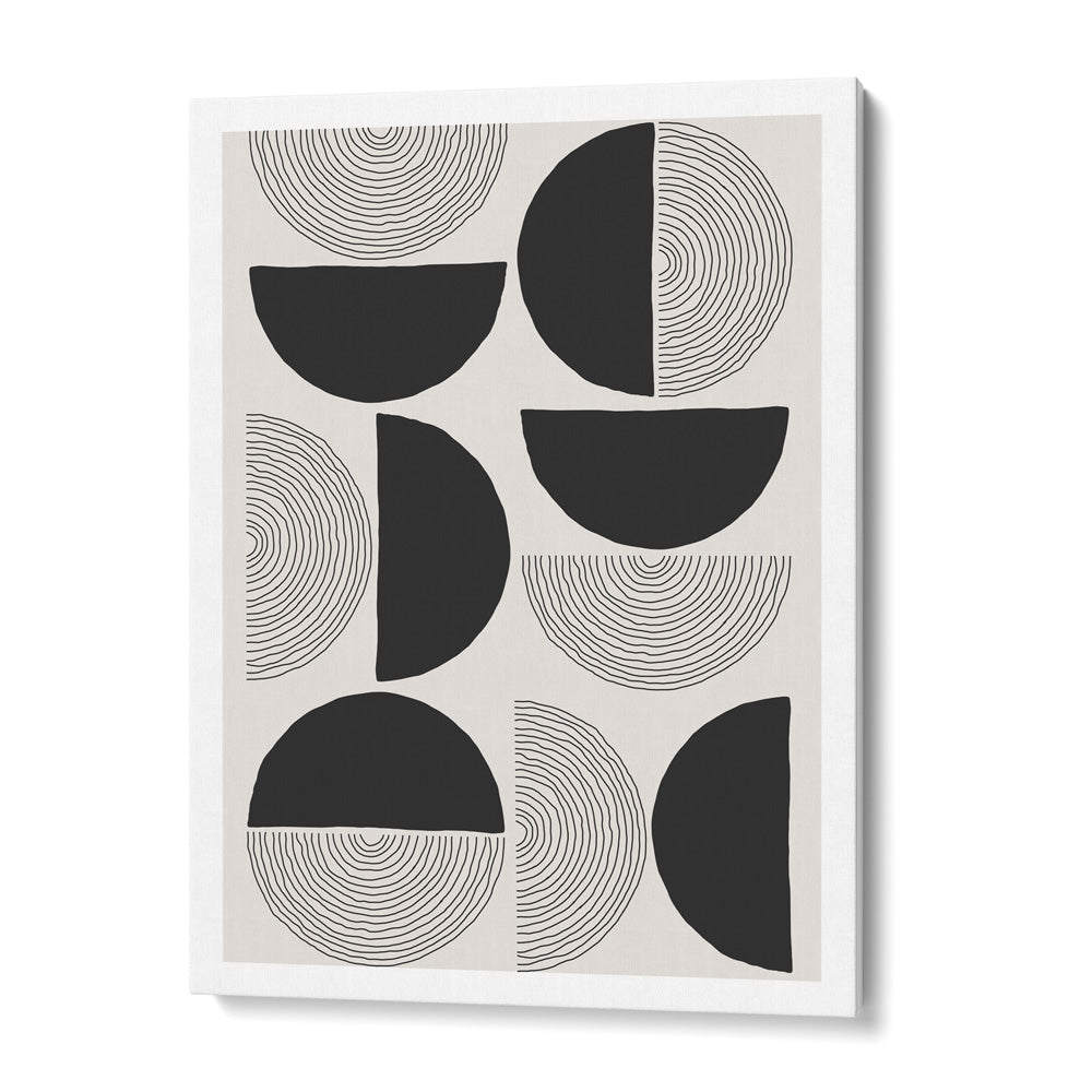 Passage - Black Abstract Painting-Gallery Wrap-Nook At You