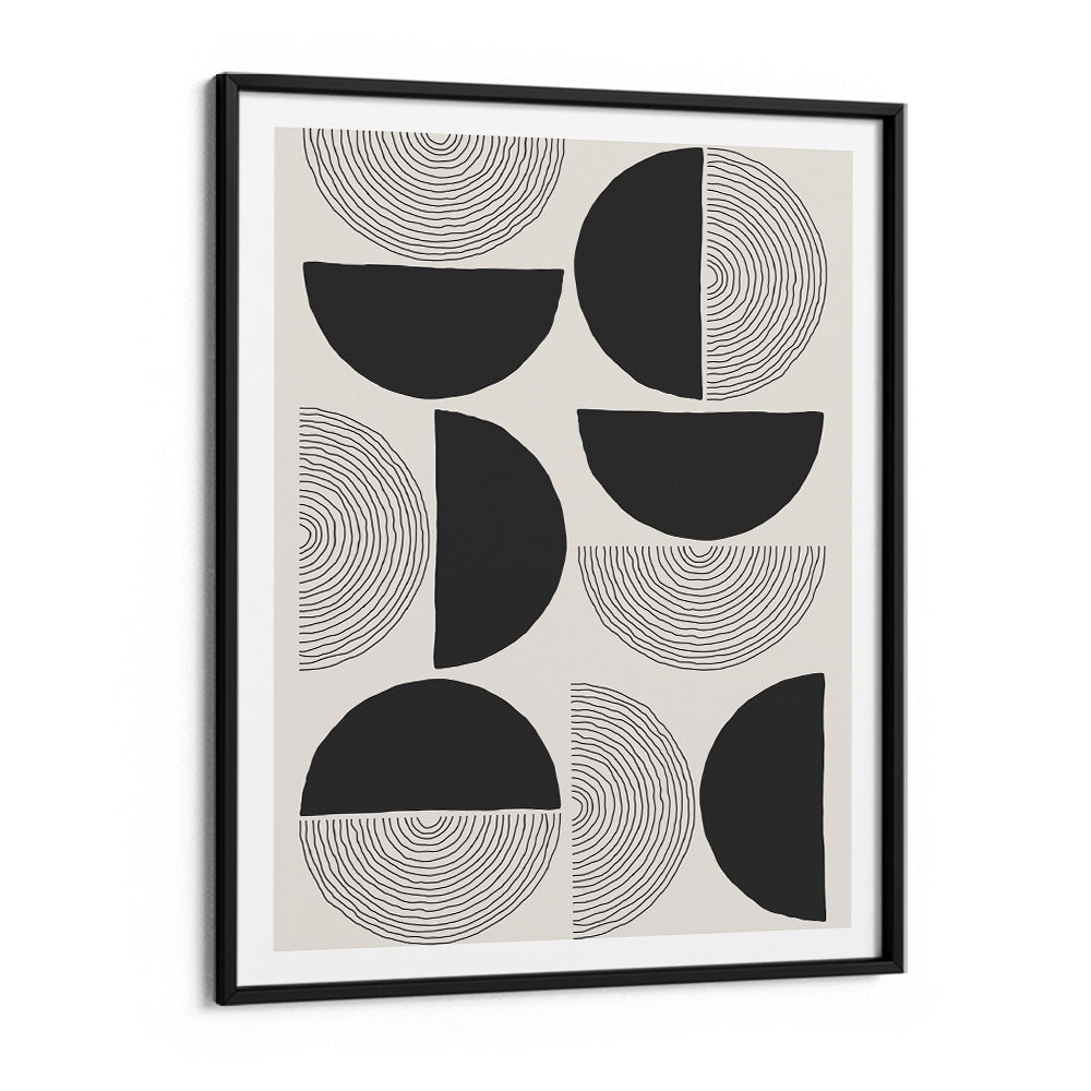 Passage - Black Abstract Painting-Rolled Art-Nook At You
