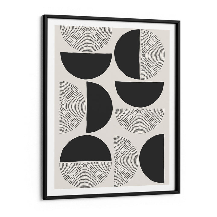 Passage - Black Abstract Painting-Rolled Art-Nook At You