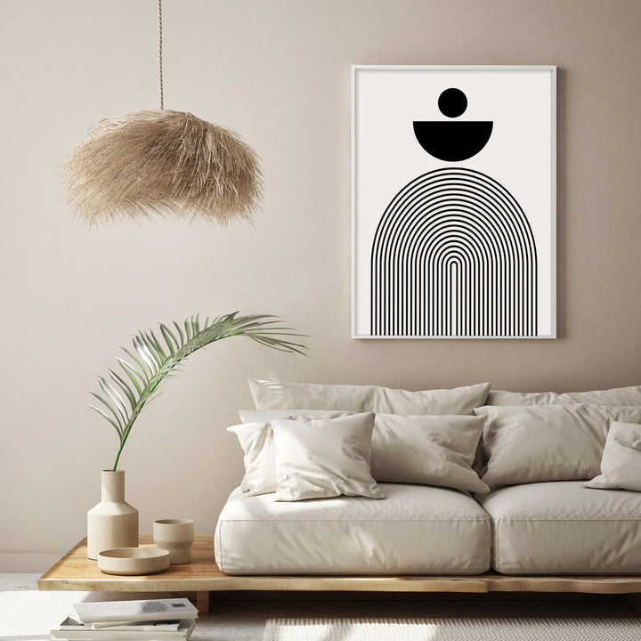 Geometric Semicircle II Nook At You  