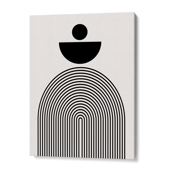 Geometric Semicircle II Nook At You Canvas Gallery Wrap
