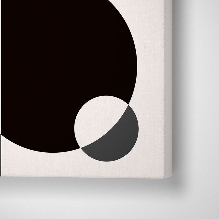 Black Geometric Splash II Abstract Wall Art-Gallery Wrap-Nook At You
