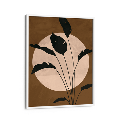 Leaves By The Moon #1 Nook At You Matte Paper White Frame