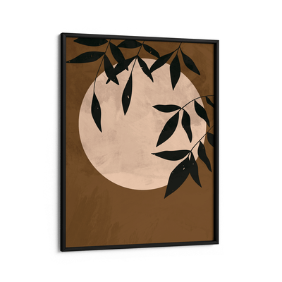 Leaves By The Moon #2 Nook At You Matte Paper Black Frame