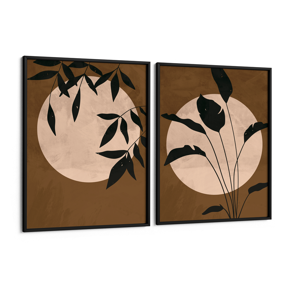 Moonlit Fauna Set of 2 Nook At You Matte Paper Black Frame