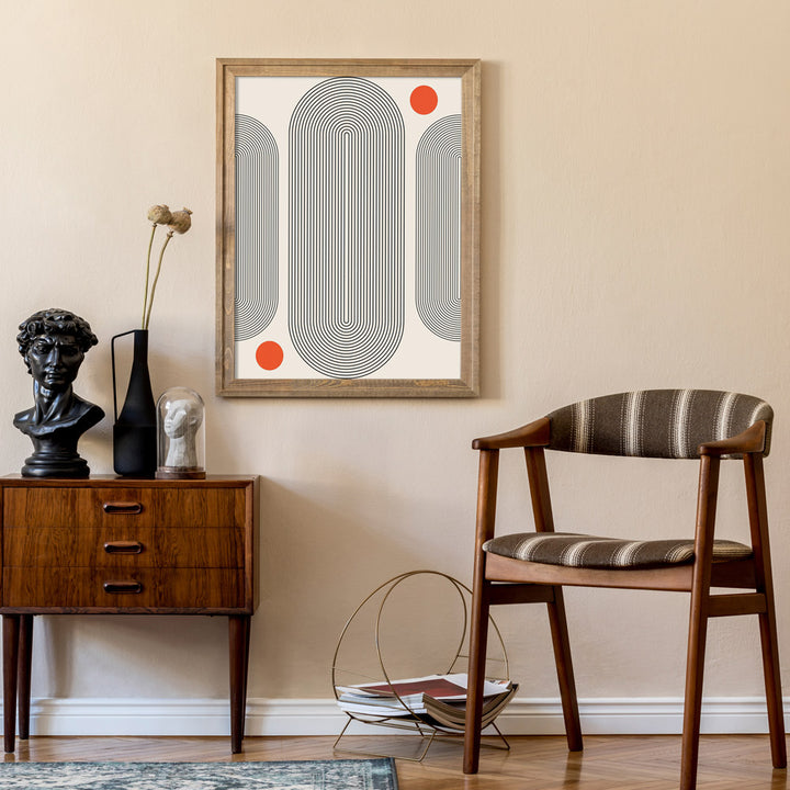 Geometric Capsule - I Abstract Painting-Nook At You
