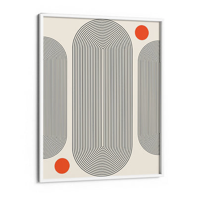 Geometric Capsule - I Nook At You Matte Paper White Frame