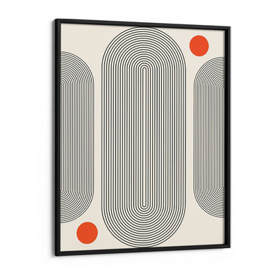 Geometric Capsule - I Nook At You Matte Paper Black Frame