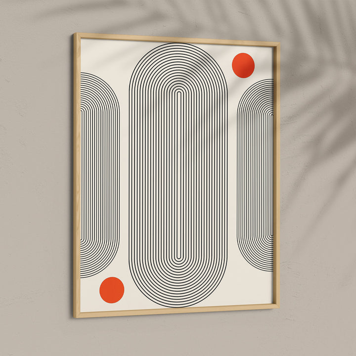 Geometric Capsule - I Abstract Painting-Nook At You