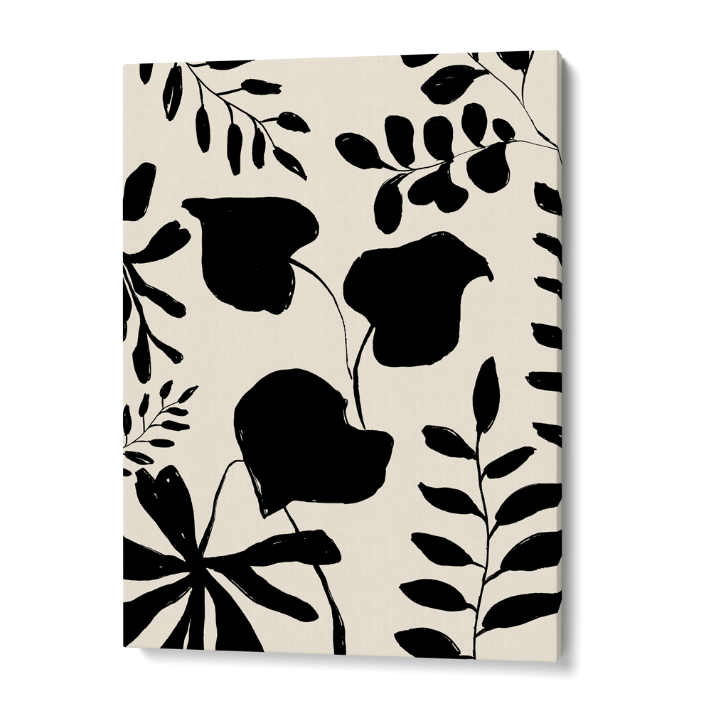 B&W Botanical Nook At You Canvas Gallery Wrap