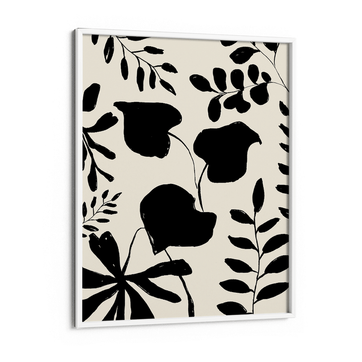 B&W Botanical Nook At You Matte Paper White Frame