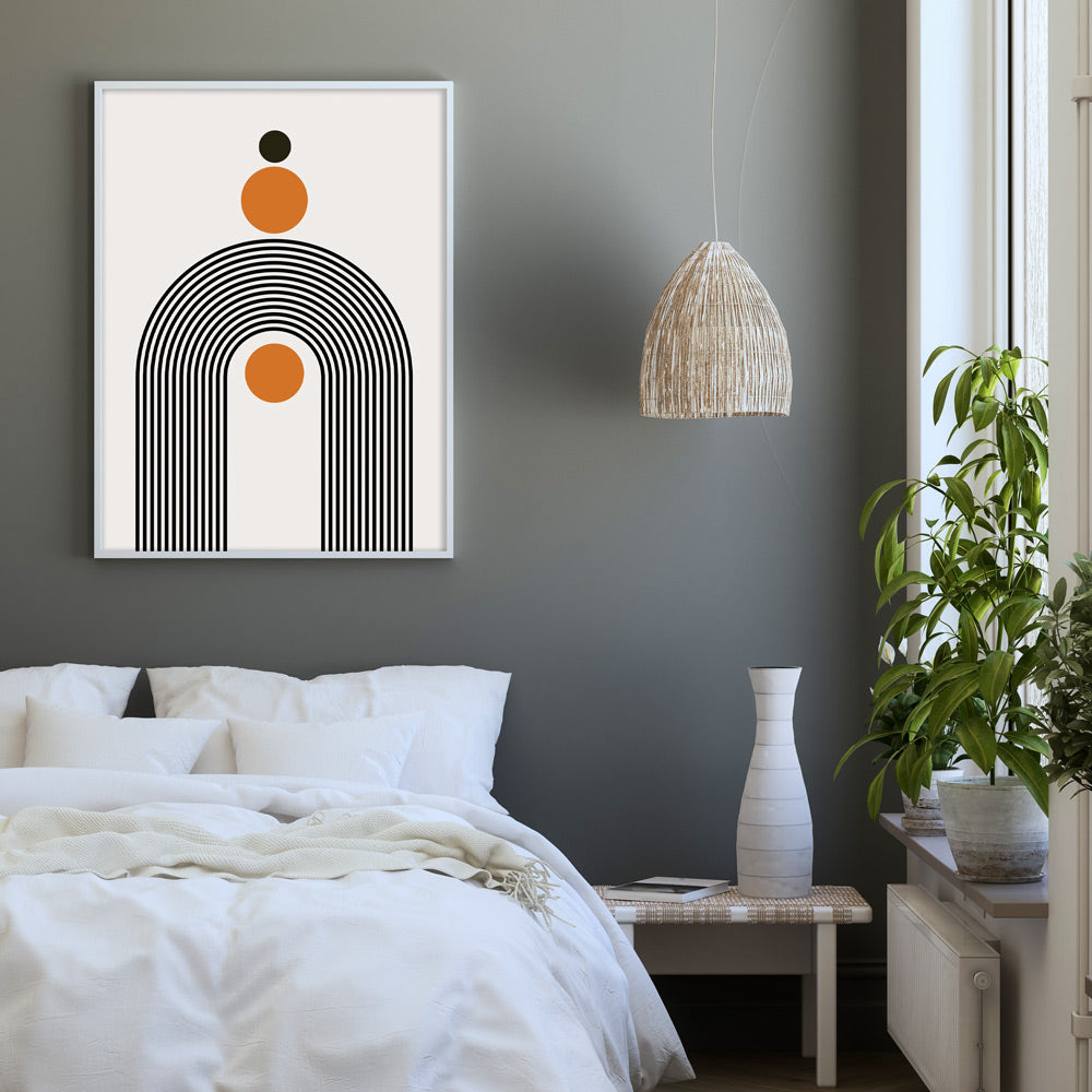 Geometric Semicircle Nook At You  