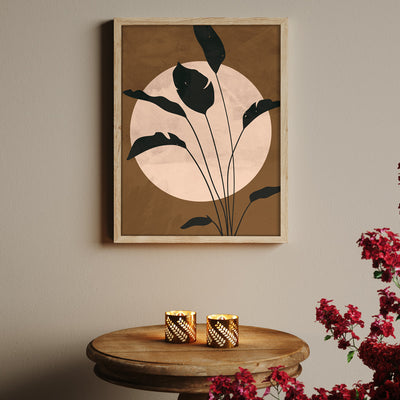 Leaves By The Moon #1 Nook At You Matte Paper Rolled Art
