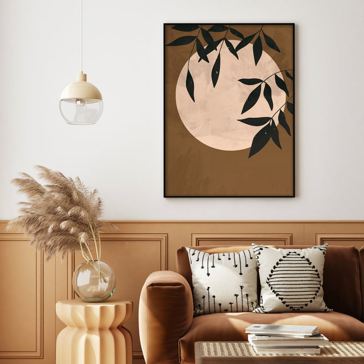 Leaves By The Moon #2 Nook At You Matte Paper Rolled Art