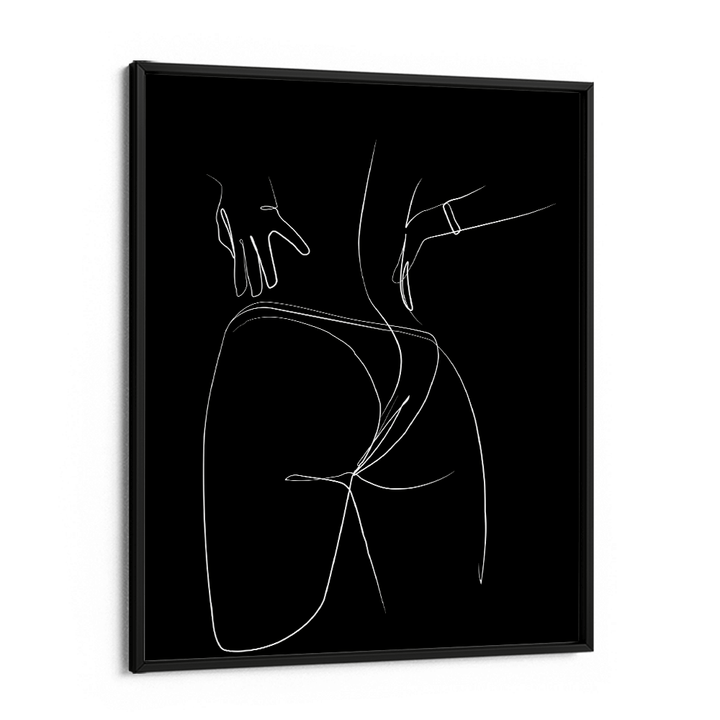 Beach Bum - Black Nook At You Matte Paper Black Frame