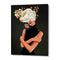 Floral Message - Black