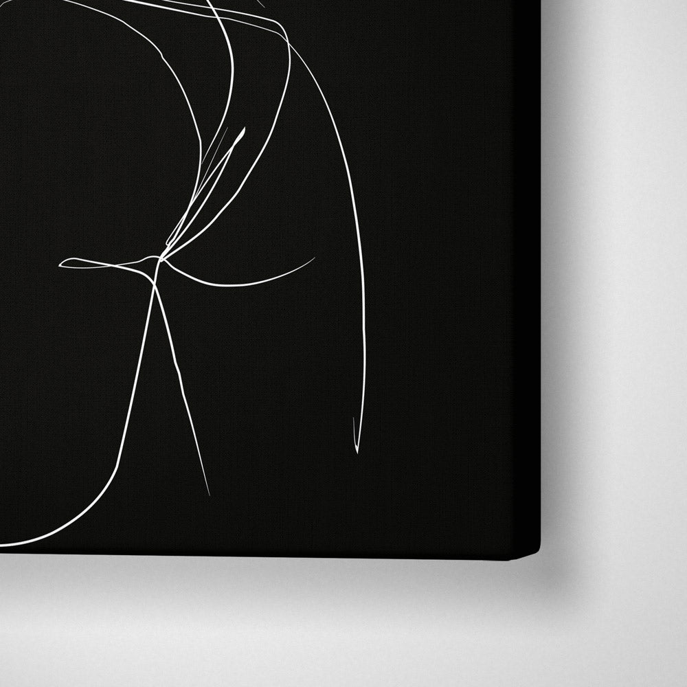 Beach Bum - Black Nook At You Canvas Gallery Wrap