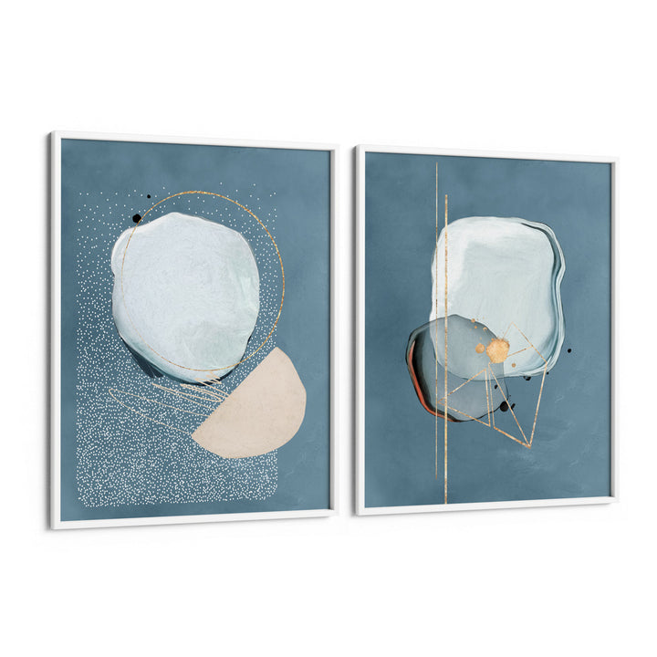 Sapphire Set of 2-White Frame-Nook At You