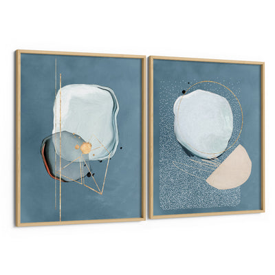 Sapphire Set of 2 Nook At You Matte Paper Wooden Frame