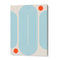 Geometric Capsule - I (Powder Blue) Abstract Painting