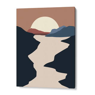 Serene Landscape Art Landscape Painting