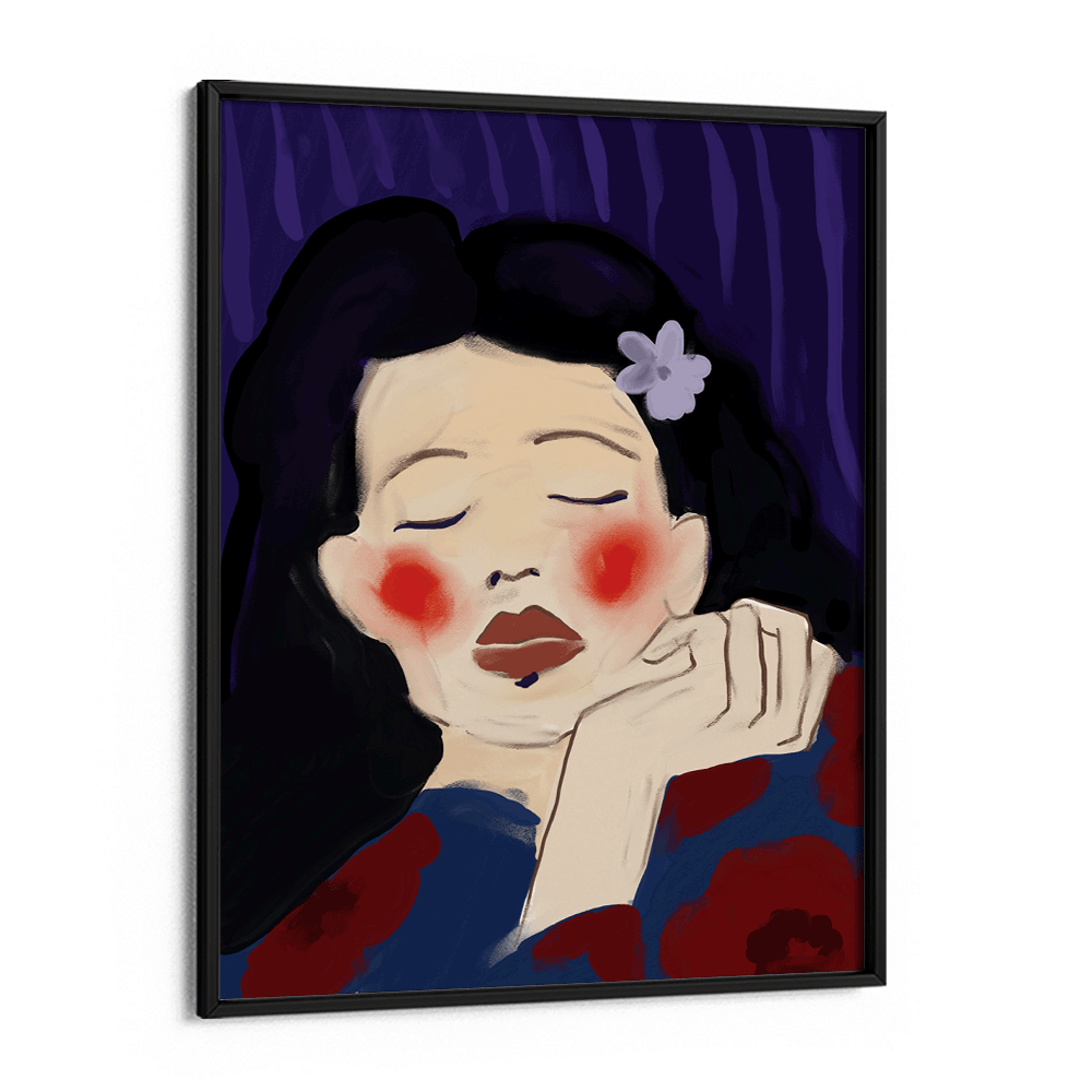 Blush Nook At You Matte Paper Black Frame