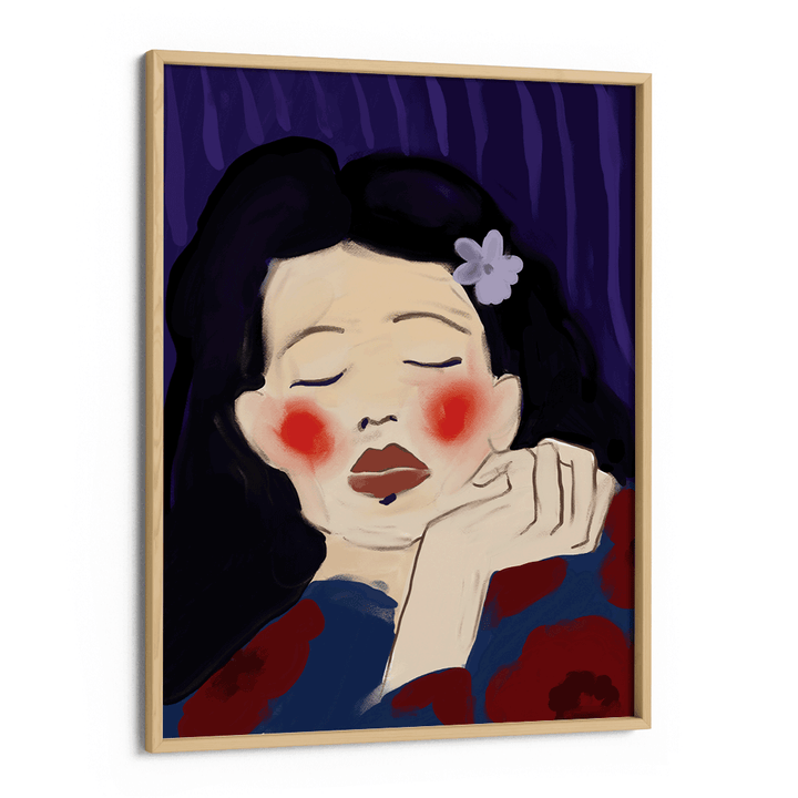 Blush Nook At You Premium Luster Paper Wooden Frame