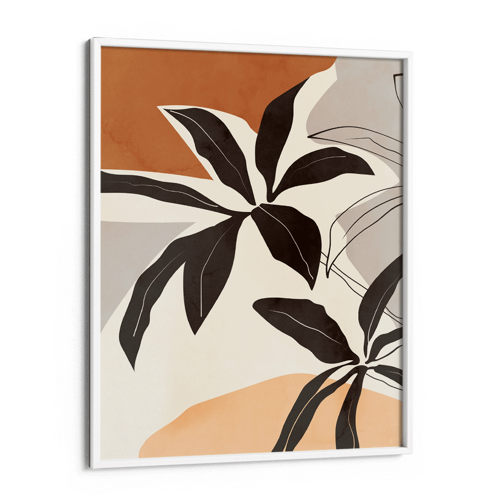 Boho Environment - B Abstract Wall Art-White Frame-Nook At You