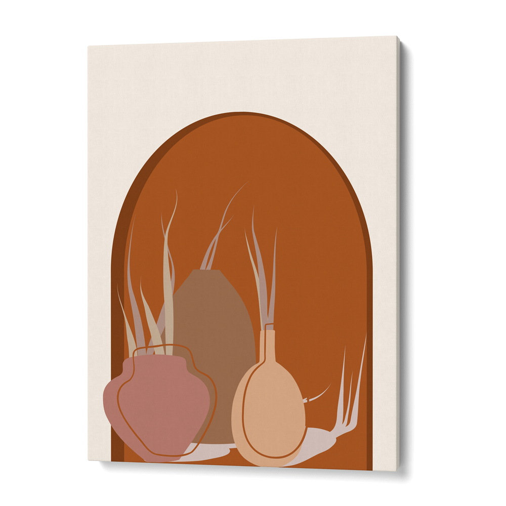 Terracotta Pots Boho Painting