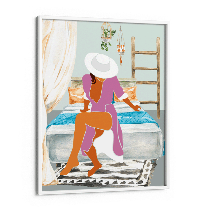 Bohemian Dream Nook At You Matte Paper White Frame