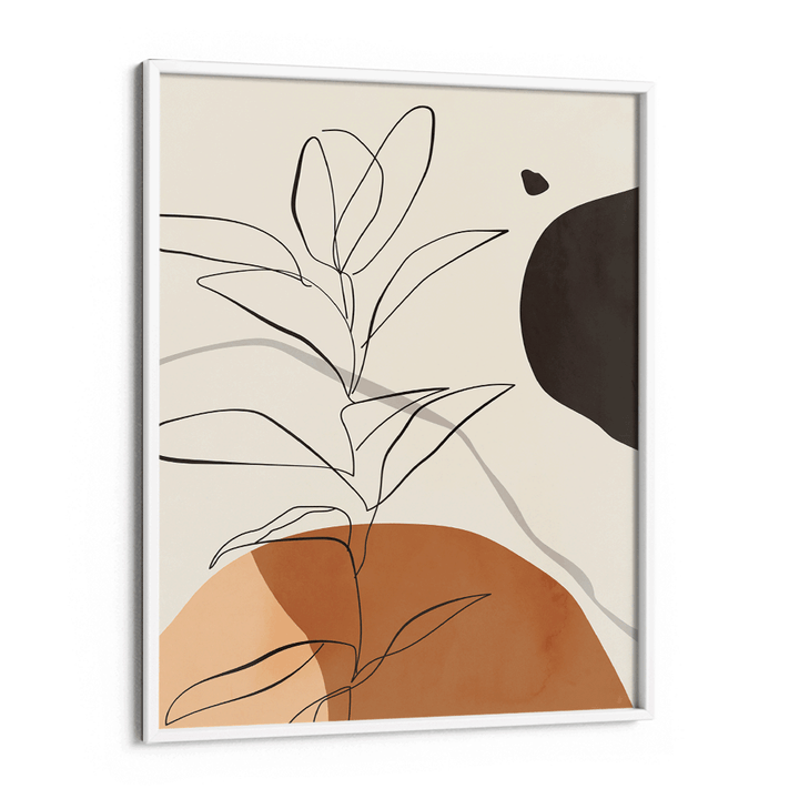 Boho Environment - C Abstract Wall Art-White Frame-Nook At You